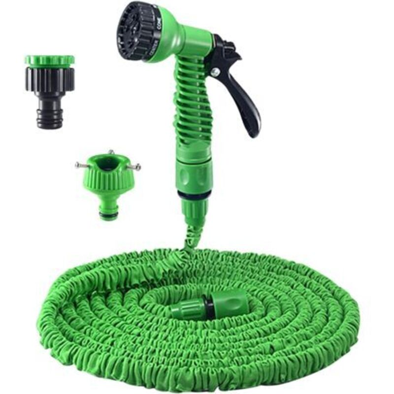 Gartenschlauch, 7,5 M Ausziehbarer Gartenschlauch, Flexibler Ausziehbarer Schlauch Mit 7-funktions-spritzpistole (2,5-7,5 M)
