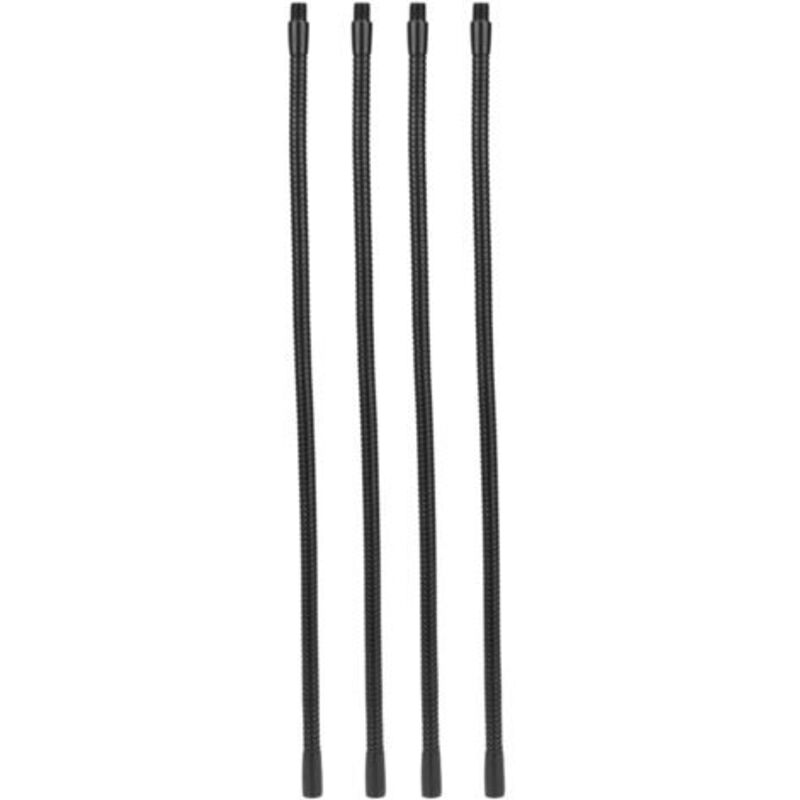 Aluminium-schwanenhals-lampenschlauch, Kaliber 10 Mm, Flexibel, Für Tisch- Und Schreibtischlampen, Beleuchtungsanschlüsse 40 Cm, 4 Stück