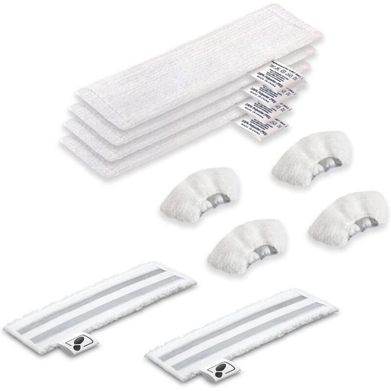 Accessoire-set Mit Reinigungstüchern Für Kärcher Easyfix Dampfreiniger Sc2 Sc3 Sc4 Sc5, Mikrofaser-bezüge Für Dampfreiniger