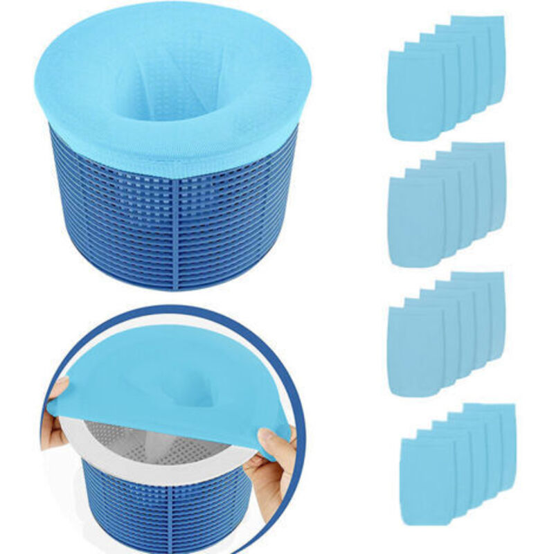 Set Von 15 Pool-skimmern, Filtersocken, Pool-skimmer Mit Ultrafeinem Netz