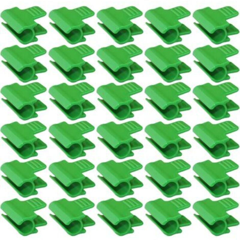 30 Gewächshaus-klemmen, Befestigungen Für Gewächshäuser, 11 Mm Klammern, Pflanzenclips, Kunststoff-clips Für Tunnelgewächshäuser Und Netze, Für Gewächshäuser, Pflanzenverlängerungsstützen, Schutzabdec