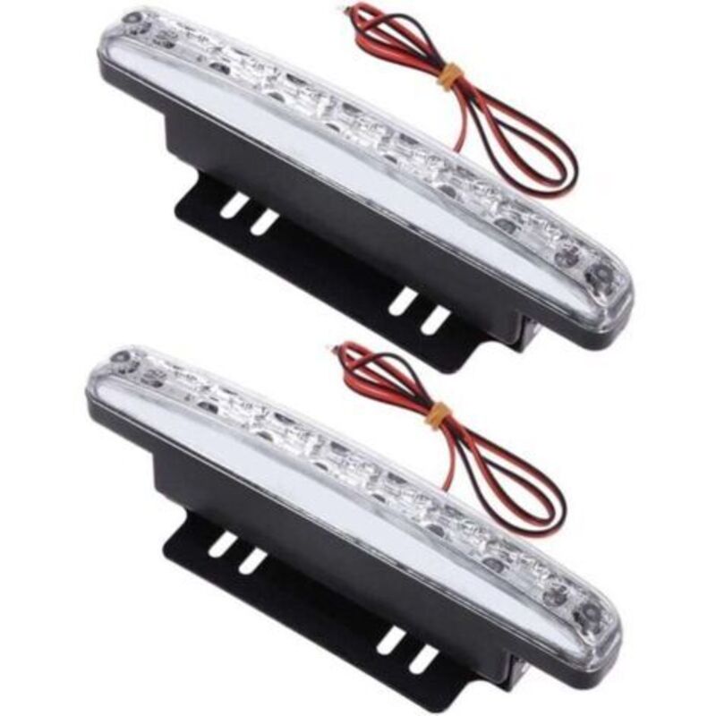 Led-tagfahrlichter 12 V Für Autos, 8 Hochleistungs-led-lichter Zur Verbesserung Der Sicherheit