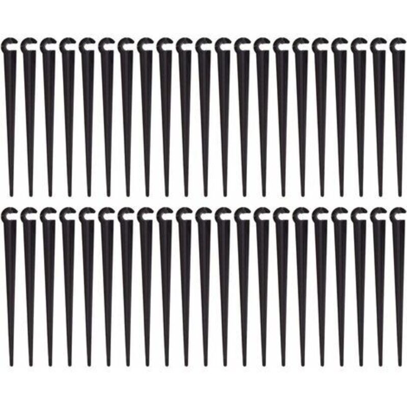 Rohrhalterungen Für Bewässerungsschläuche, Tropfbewässerungs-rohrstützen Aus Kunststoff, Gartenwerkzeug, 100er-pack