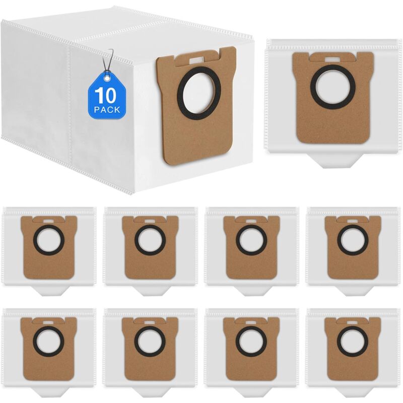 10er-pack Staubbeutel Für Dreame L10s Ultra/xiaomi X10+/dreame L10 Ultra Saugroboter, Ersatz-zubehörset, 2,5 L Fassungsvermögen