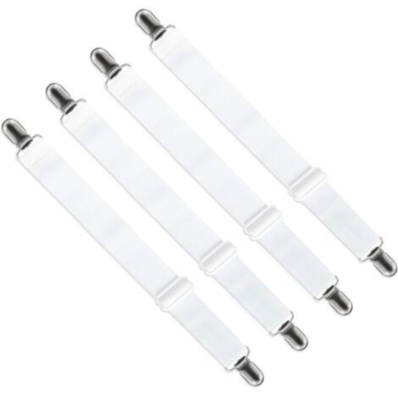 Verstellbare Spannbettlaken-halter 65-200 Cm – Einstellbare Gurtbefestigung Für Bett- Und Sofalaken – 4er-pack – Sicherer Halt Und Optimale Spannung