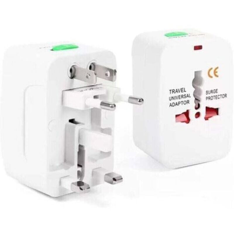 Universeller Reiseadapter - Multifunktionaler Universalstecker-adapter - International Für 200 Länder (frankreich, Usa, Uk Und Australien) - All-in-one-reiseadapter