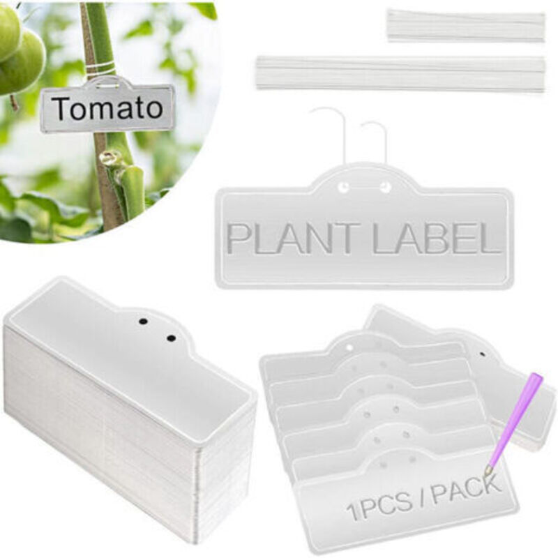50er Pack Pflanzenetiketten Aus Aluminium, Metall-etiketten, Baum-identifikationsetiketten, Wasserdichte Und Langlebige Etiketten Für Topfpflanzen Im Innen- Und Außenbereich
