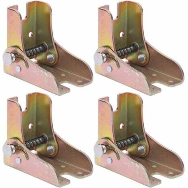 4 Stück Klappbare Tischbeine, Verriegelbare Auszug-tischbett-beine, Warmgewalzter Stahl, 2,3 Mm Dicke Füße Für Klappsofa-bett, Möbelzubehör