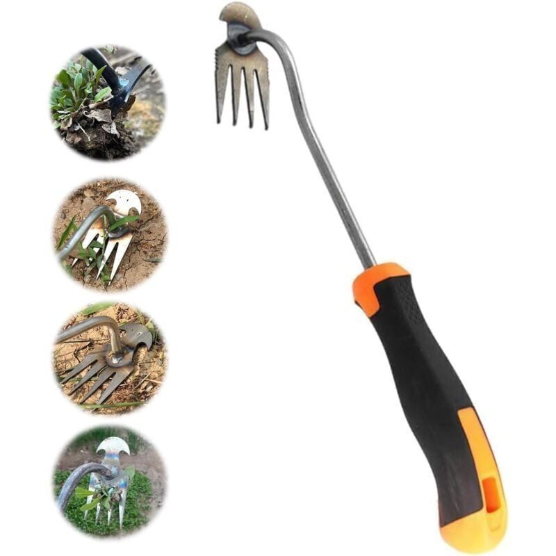 Unkrautentferner Für Den Garten, Manuelles Unkrautwerkzeug, Edelstahl-unkrautstecher, Manueller Unkrautentferner, Rostfreier Unkrautextraktor Für Außenbereich Und Gartendekoration