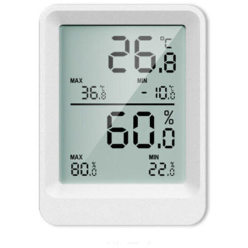 Indoor Outdoor Digital Lcd Thermometer Hygrometer Elektronische Temperatur Luftfeuchtigkeit Messgerät Min/max Aufzeichnungen Wetterstation, 1 Stück