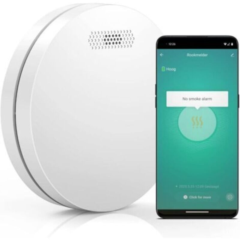 Vernetzter Rauchmelder - 10-jahres-batterie - Wlan-brandalarm Mit Smart Life - 1 Stück Npterbl