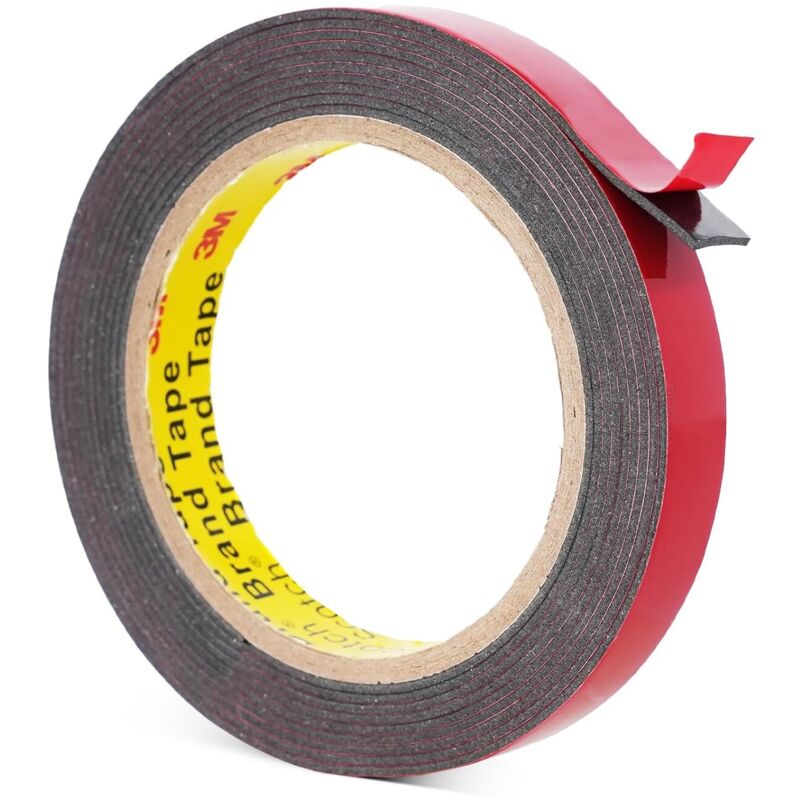 Extra Starkes Doppelseitiges Klebeband – 3 M X 1,5 Cm – Hitzebeständig Bis 302°f – Wasserdicht Und Anti-curling – Für Innen- Und Außenbereich