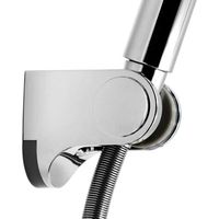 Universeller, Verstellbarer Wandhalter Für Duschkopf Ulisem Hszj001 Für Badezimmer, Verchromt, Abs