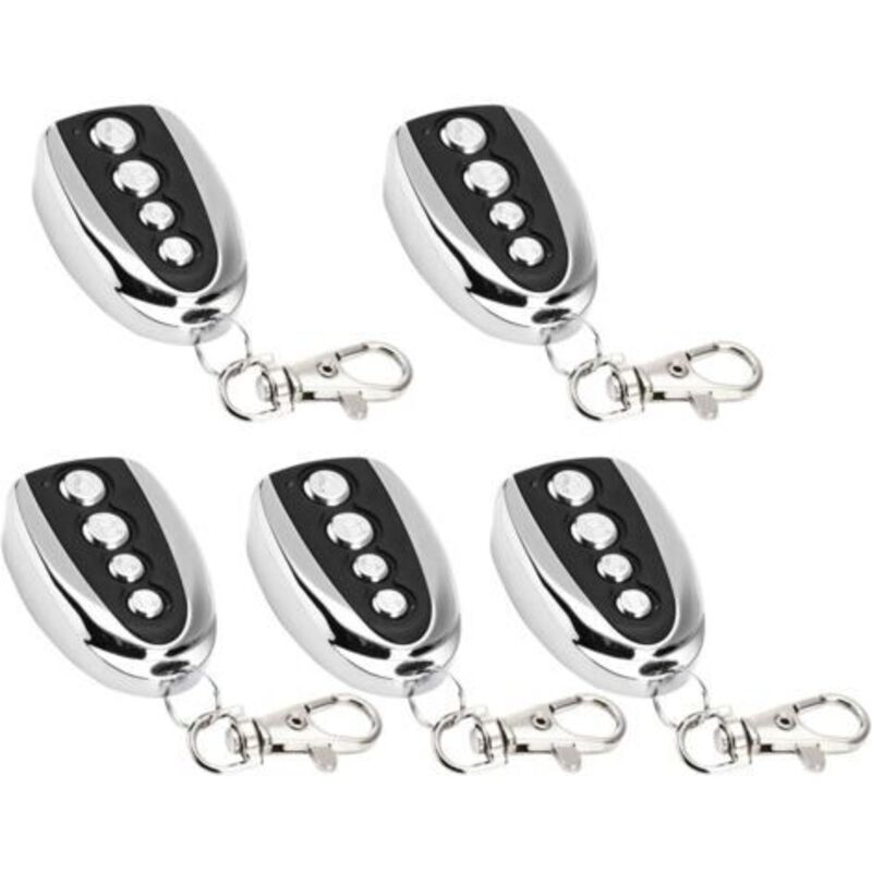 5er/10er-pack Elektrische Garagentoröffner Mit Fernbedienung, 433 Mhz Zum Klonen Von Toren Und Garagen, Universeller Elektrischer Kloner (5 Stück)-inhhub