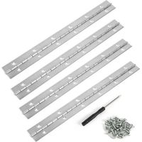 Edelstahl-klavierband, Mit Eigenschaften: 30cm, 4 Stück, Schrank