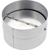 Universelles 150-mm-rückschlagventil Aus Stahl Für Dunstabzugshaube 150metal Universal, Mit Eigenschaften: Stahl, 150mm, 150m