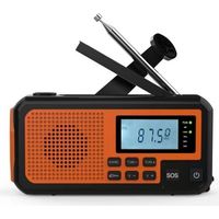 Multifunktionales Solares Notfall-kurbelradio Für Den Außenbereich Mit Funktionen: Lampe, Solar