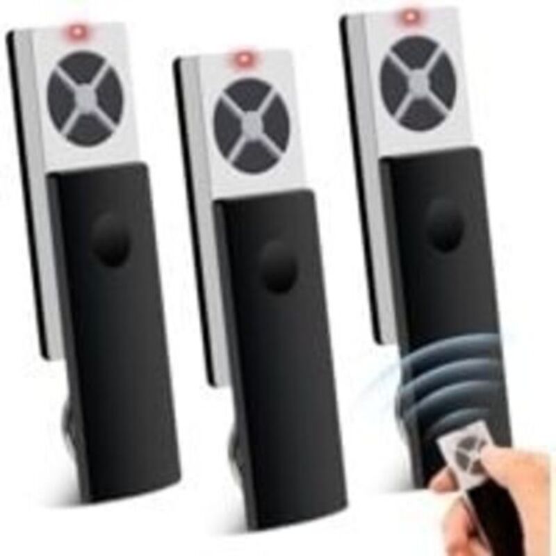 3er-pack Fernbedienung Kompatibel Mit Chamberlain, 4-kanal-fernbedienung Für Chamberlain 433,92 Mhz, Garagentorantrieb Für Tx2ev Tx4ev Tx2evs Tx4evs Tx2rev Tx4rev Tx4uni Tx4runi Tx4unis