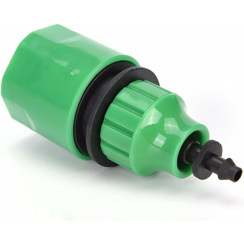 Adapter Für Mikro-bewässerung, Schneller Kunststoff-verbinder Für Gartenschlauch Mit 6,35 Mm Spiralanschluss, Geeignet Für 4/7 Mm Und 8/11 Mm Schläuche.