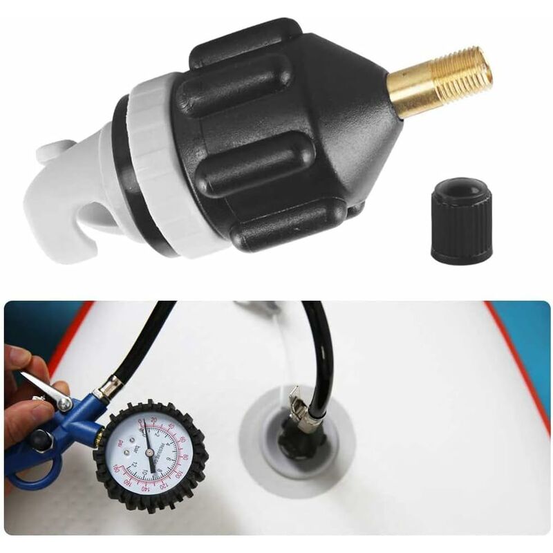 Standard-ventiladapter Für Luftpumpe – Kompatibel Mit Kanus, Kajaks Und Schlauchbooten – Schnelles Und Leichtes Aufblasen