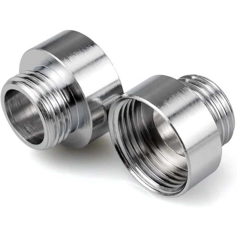 Adapter Für Verchromte Wasserhähne 3/4" X 1/2" – Messing-reduzierungsmuffe – 2 Stück Für Wasserrohranschlüsse