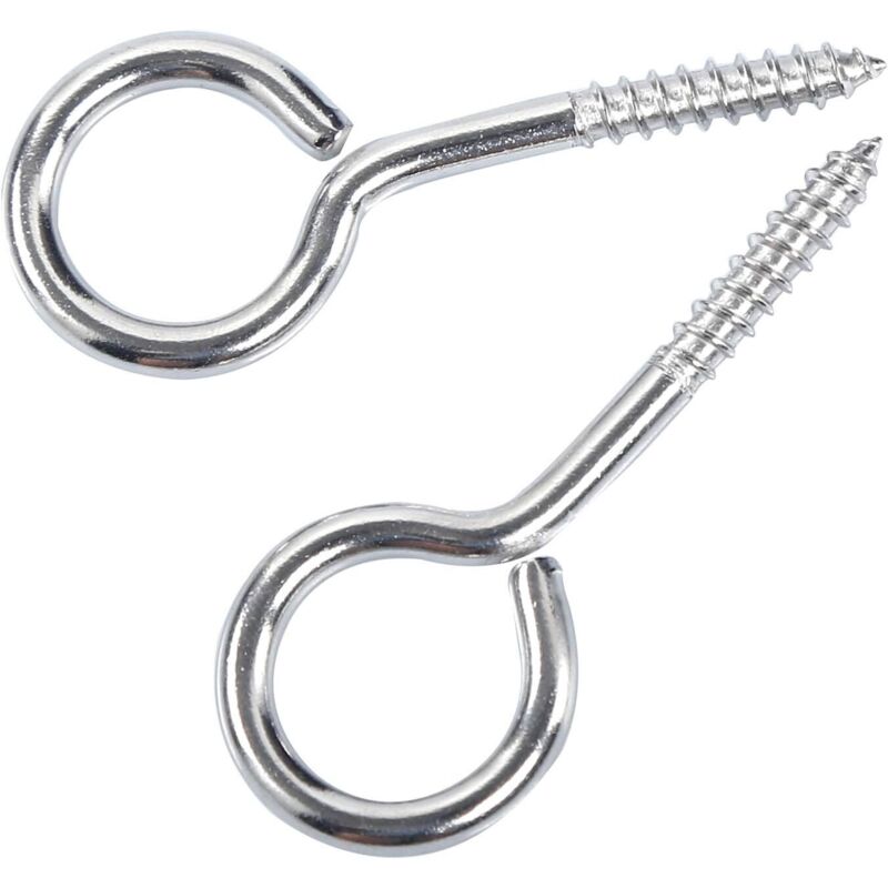 M4 50 Stück Vite A Vite Ring Aus Edelstahl 304 Schraube Mouton Augenring Selbstschneidend Flanschring Mit Türhakenbefestigung Schnalle 10 Stück + 10 Kunststoff-expansionsdübel