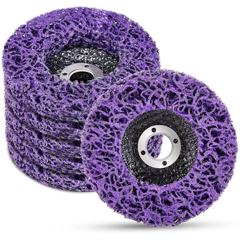 Reinigungsscheiben Für Winkelschleifer - Für Die Oberflächenbehandlung Oder Zum Entfernen Von Farbe - 125 X 22 Mm, 5er-pack