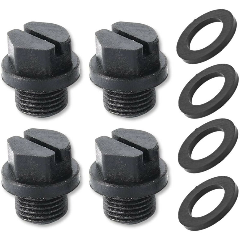 4er-pack Ablassstopfen Mit O-ring-dichtungen, Pumpenablassstopfen, Filter Für Pool, Ersatz-ablassstopfen Spx1700fg Für Hayward-pumpen