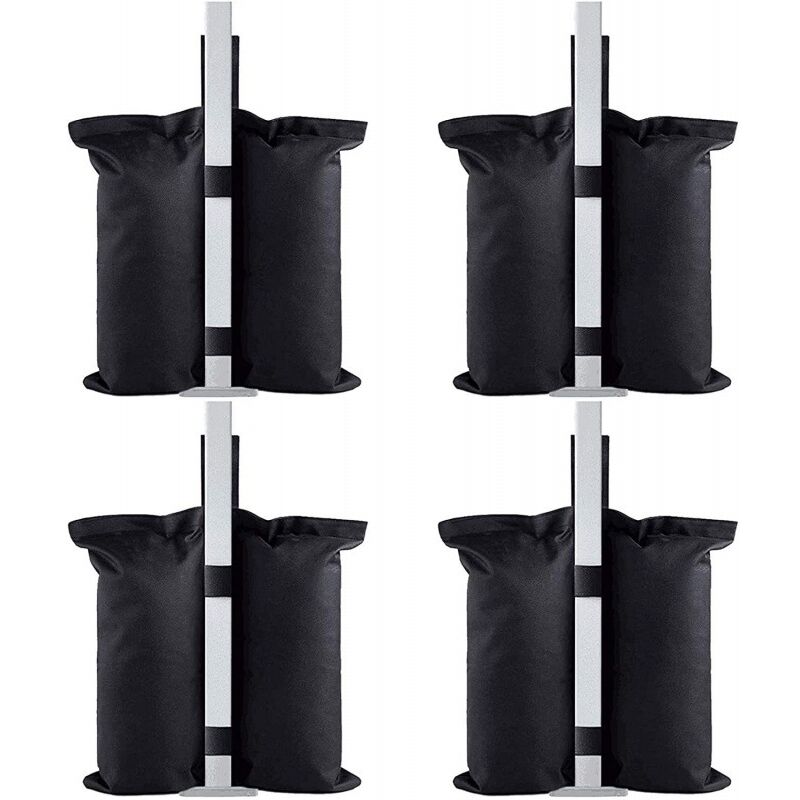 4er-set Gewichte Für Pavillons, Industrielle 600d Pavillon-gewichte, Pvc-innenbeschichtung, Sandsack Für Pavillons, Pop-up-zelte, Vordächer Oder Sonnenschirme (doppelrohr)