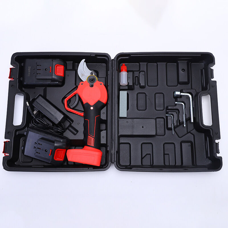 Elektrische Gartenschere, 40 Mm Schnittbreite – Wiederaufladbarer 1500-mah-lithium-akku – Sk5-legierungsklinge Für Sauberen Schnitt – Rutschfester Griff