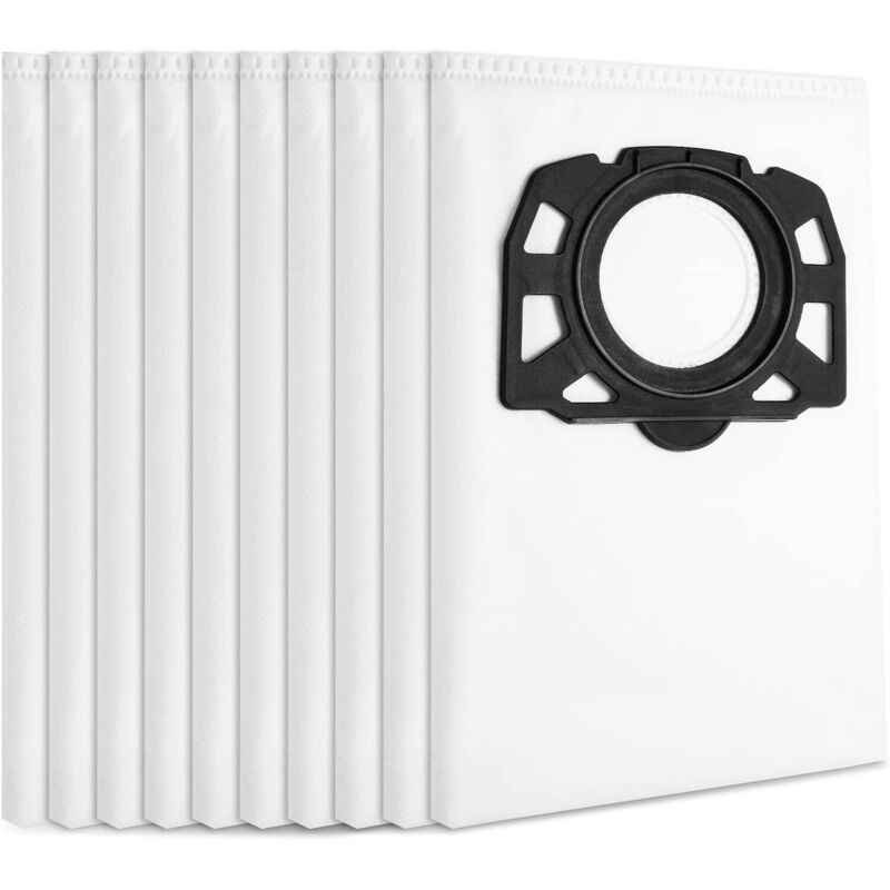 10er-pack Staubsaugerbeutel Kompatibel Mit Kärcher 2.863-006.0 Wd4 Wd5 Wd6 Wd5p Wd6p Premium Mv4 Mv5 Mv6 Kwd4 Kwd5 Kwd6 Knt4 Filtertüten Für Nass- Und Trockensauger