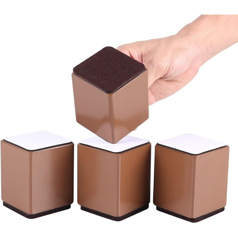 Erhöhungen Für Möbel Aus Stahl, 100 Mm, Für Betten Und Tische, Robust Und Langlebig.