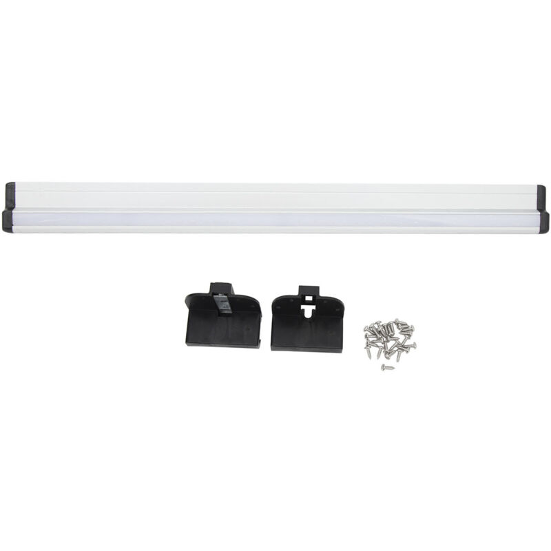 Fockety Rv-tischschiene, 500 Mm Rostfreie Aluminiumlegierung Led-streifenhalterung, Stabile Und Zuverlässige Schiebeschiene Für Rv-tischinstallation, Wandmontierte Tischstützschiene