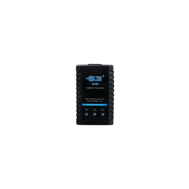 B3 20w 1,6a Pro Balance Ladegerät Für Lithium Lipo 2s 3s 7,4v 11,1v Akkus - Mini Tragbares Ladegerät Für Rc Flugzeuge - Schwarz