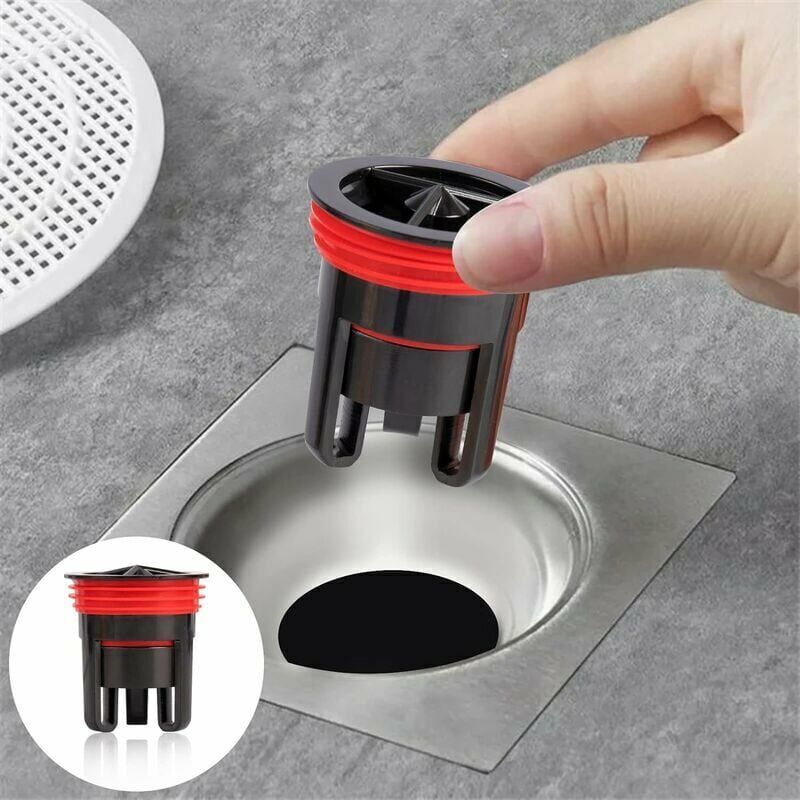 Geruchsdichter Duschablaufanschluss – Hochwertiges Abs – Magnetische Levitationstechnologie – Effektive Wasserdichtigkeit