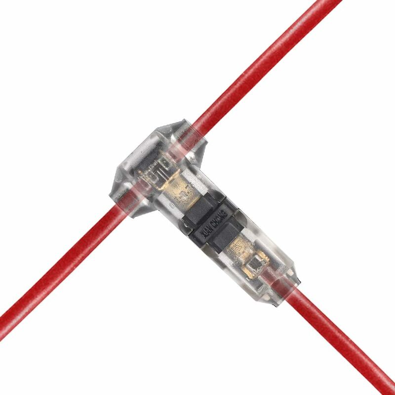 12 Stück T-verbinder Für Elektrische Kabel 20/22 Awg, Schnellverbinder Für Auto-, Licht- Und Audiokabel