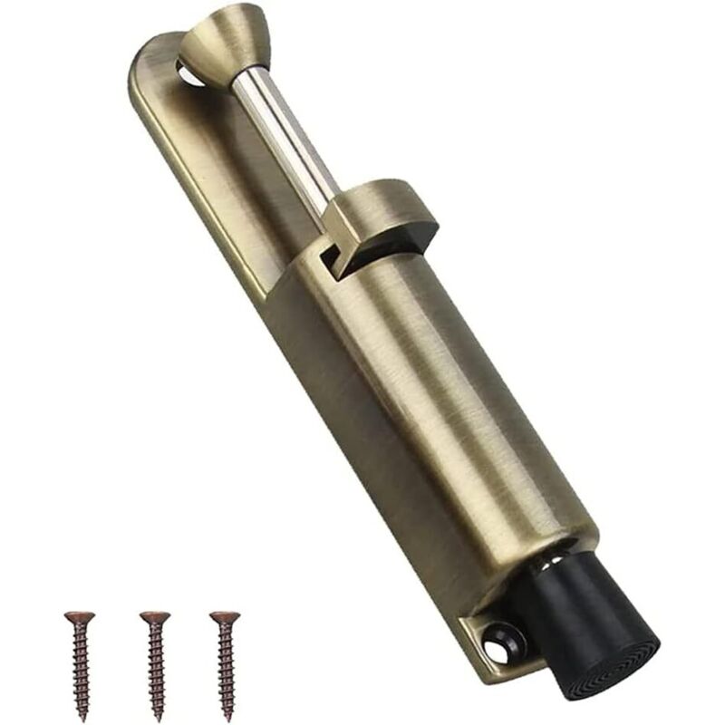 Türstopper, Türstopper Aus Gummi, Türhalter, Türstopper Aus Zinklegierung, Robuster Feder-türstopper Mit Fußpedal, Schrauben, Für Küche/schlafzimmer