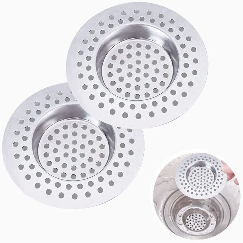 Spülenfilter Für Die Küche, Abflussfilter Für Spülen, Küchenspülengitter, Edelstahl-spülenfilter, Für Küchen-/badezimmer-spülen, Verstopfungsschutzfilter