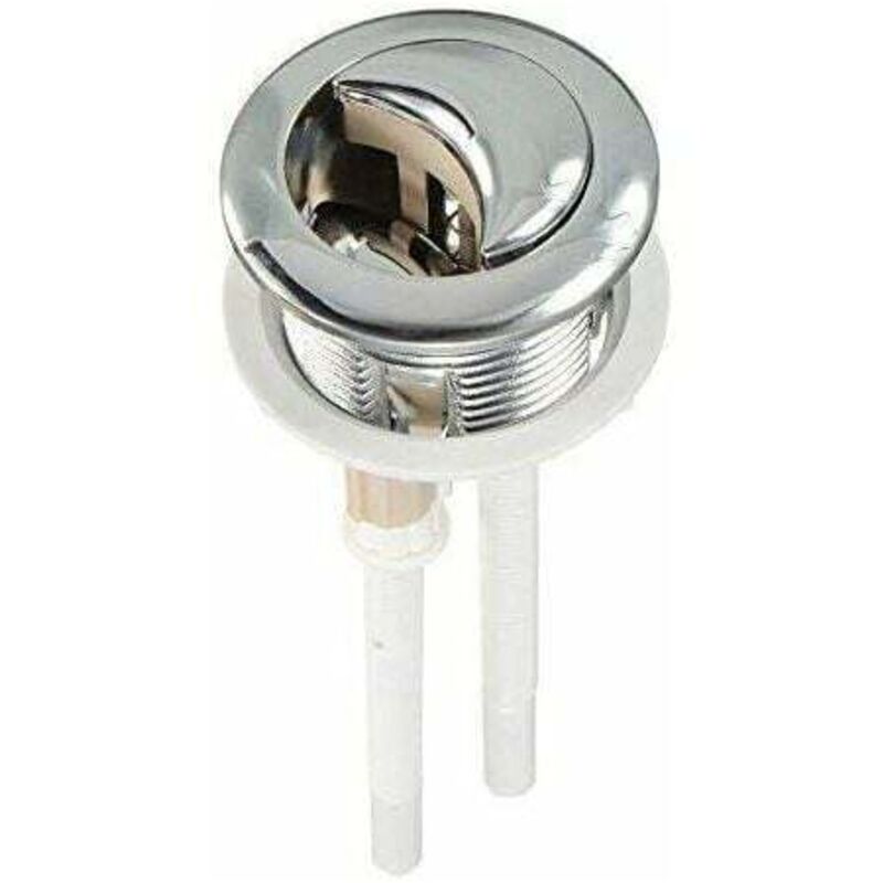 Doppelter 38-mm-druckknopf Für Wc-spülung, Verchromt, Hochdruckspülung, Zubehör Für Geschlossene Wcs, Professionelles Werkzeug