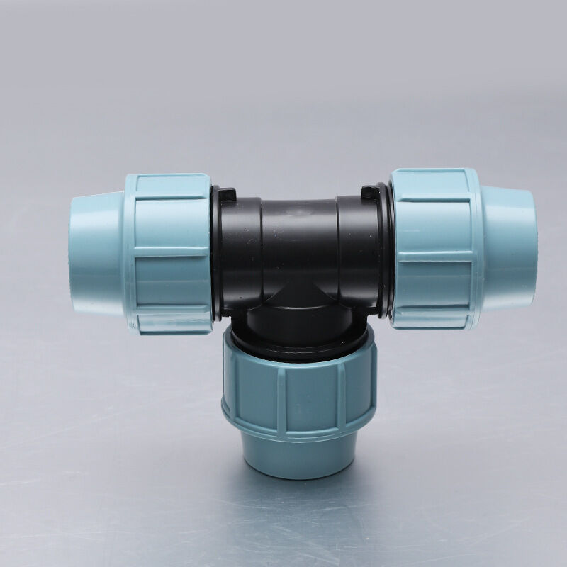 T-stück Für Wasserrohr Mit Drei Weiblichen Anschlüssen (3 X 25 Mm) Klemmverschraubung Für Pe-rohre (ø 25)