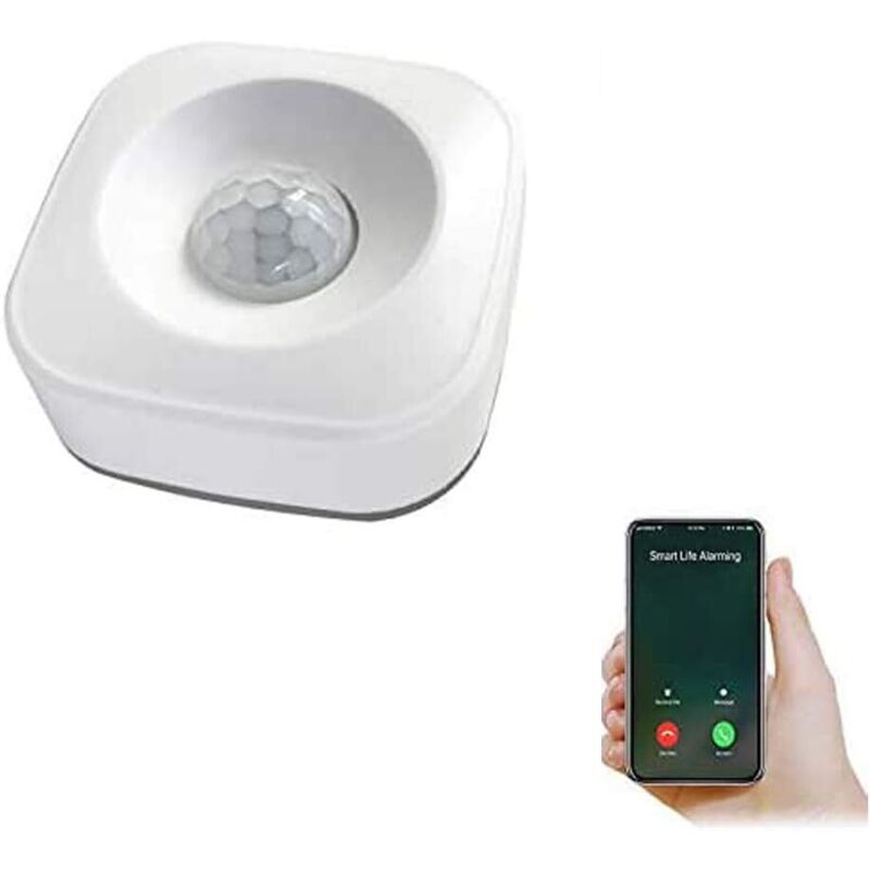 Drahtloser Wifi Smart Home Pir-bewegungsmelder, Kompatibel Mit Tuya/smart Life App