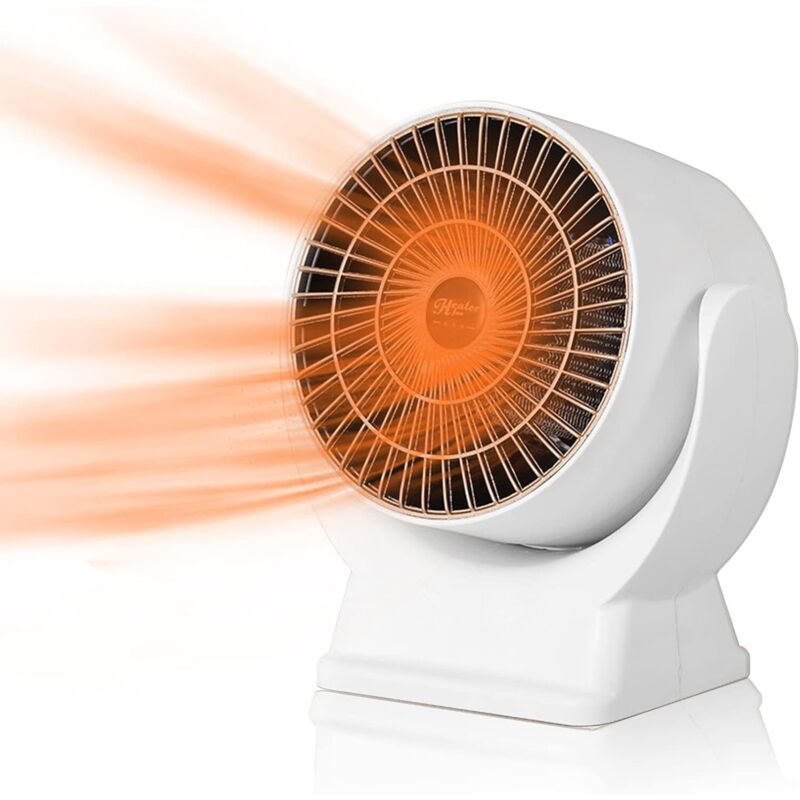 Günstiger Und Leiser Zusatzheizkörper, Mobiler Elektro-heizlüfter, Tragbarer Mini-heizlüfter, 800-w-heizlüfter, Kleiner Zusatzheizkörper Mit Thermostat Für Das Büro (weiß)