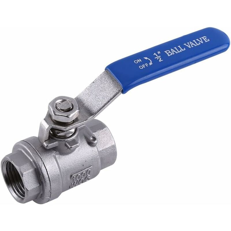 Zweiteilige Kugelhähne 1/2 Zoll, Kugelhahn, Absperrventil Aus Edelstahl 304 Wog1000 (dn15)