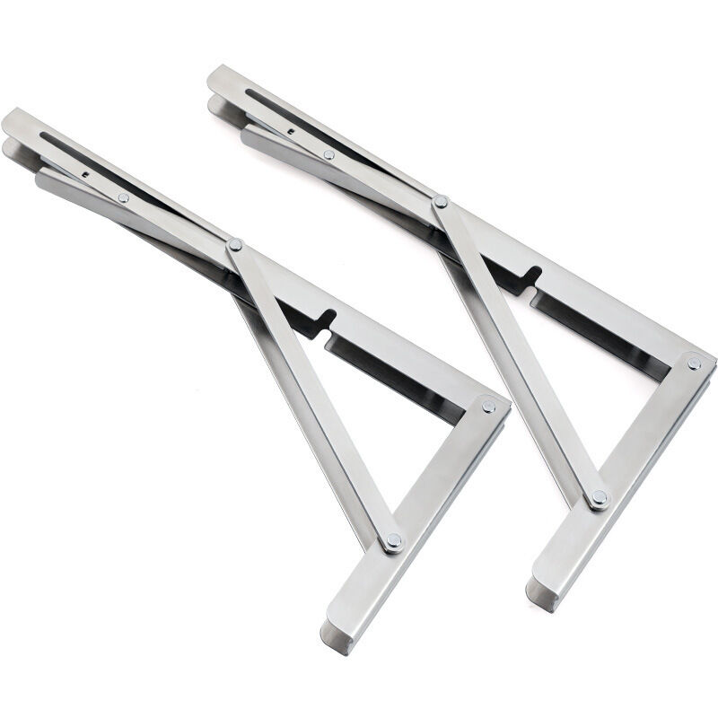 Klappwinkel 250 Mm, Konsolenhalterung Aus Edelstahl, Klappbar, Wandregalwinkel