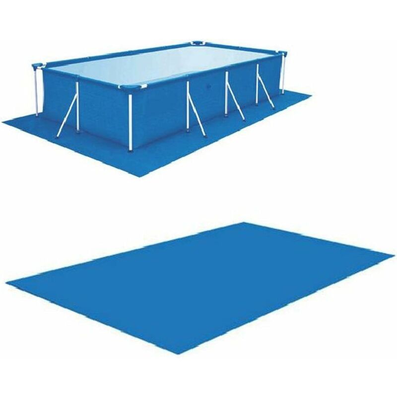 Schwimmbadteppich 3x5m – Dickes, Verschleißfestes Polyester – Effektiver Schutz Vor Rissen – Einfache Installation