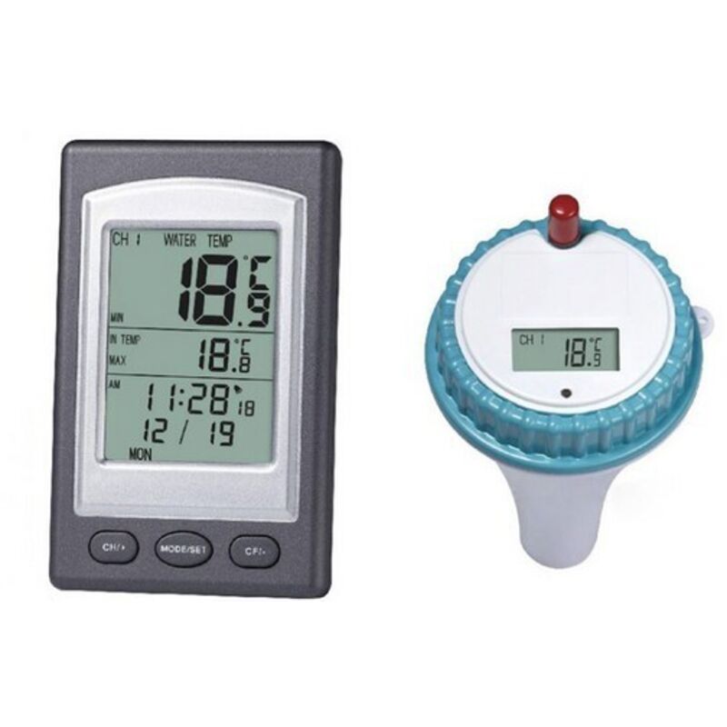 Kabelloses Thermometer, Digitale Schwimmende Anzeige Für Die Temperatur Von Pools, Whirlpools Und Badewannen.