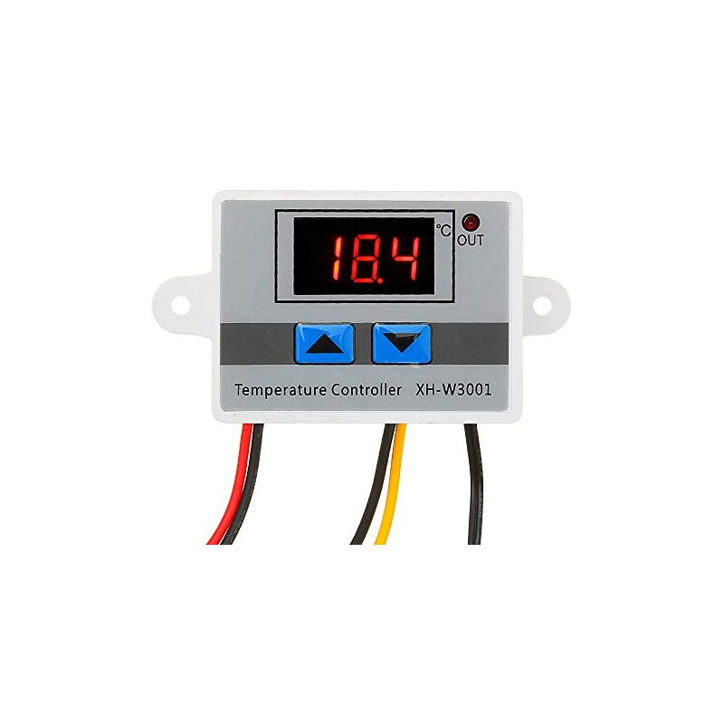Digitaler Thermostat 220v Für Heizung Und Kühlung – Bereich Von -50 Bis 110 ℃ – Großes Led-display – Wasserdichter Sensor