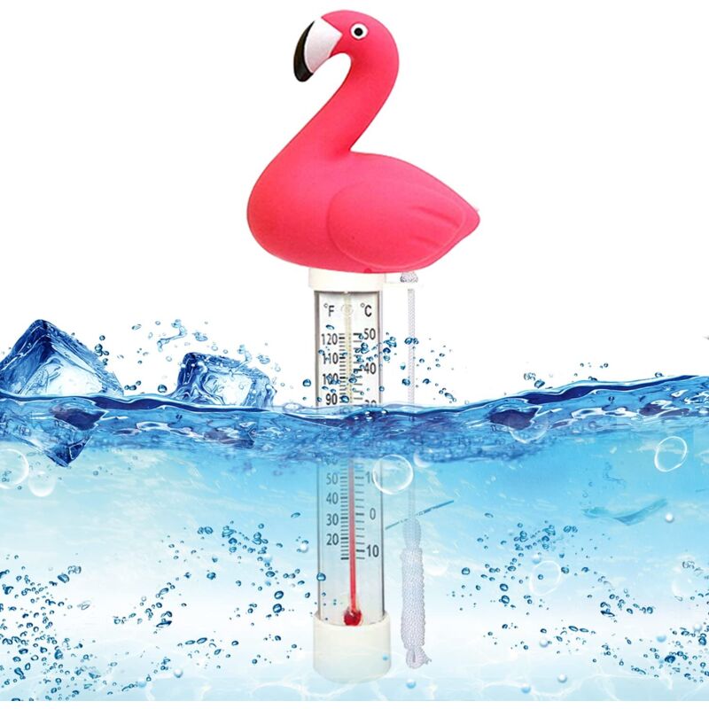 Schwimmendes Thermometer Für Pool, Schwimmendes Wasserthermometer, Schwimmendes Poolthermometer, Poolthermometer Mit Kabel, Niedliches Cartoon-thermometer, Für Außen- Und Innenpools