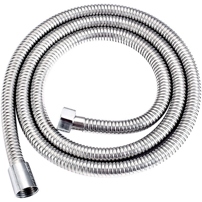 2 Stück Flexible Duschschläuche 150 Cm, Edelstahl, Verdrehungs-, Explosions- Und Leckagesicher, Korrosionsbeständig, Mit Universellem G 1/2"-anschluss, Messinganschluss, Für Handbrause