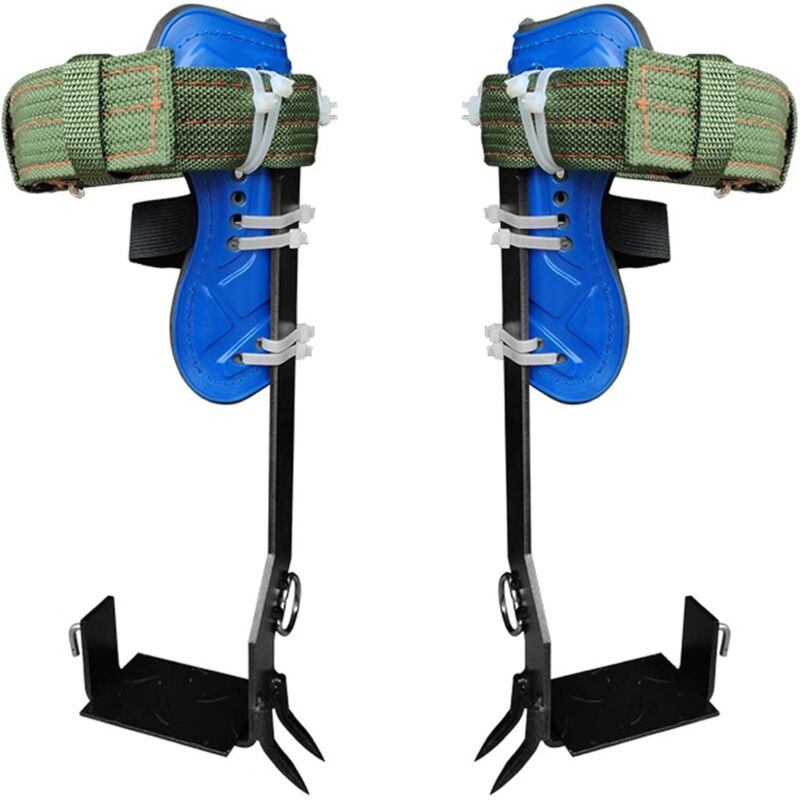Kletterausrüstung Für Bäume – 2 Stahlspitzen – Robuste Polyesterriemen – Für Optimale Unterstützung In Der Höhe